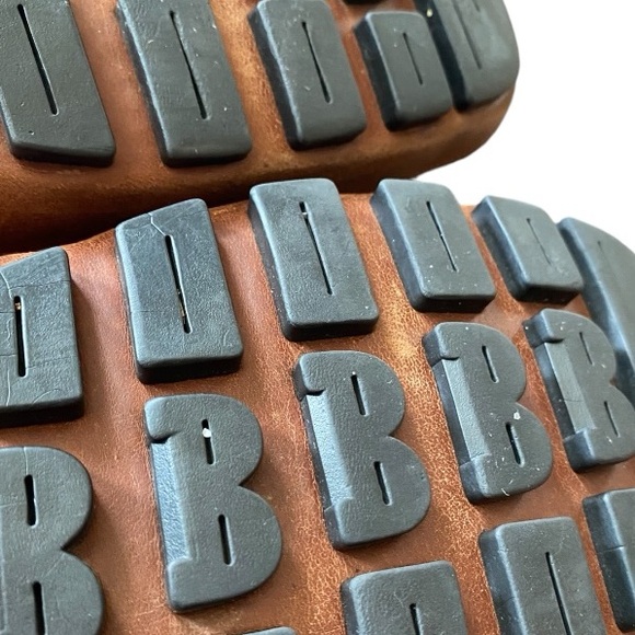 Bally Suede Italian 100% Authentic Brown Loafers in original box VTG Size 13D - Picture 6 of 11